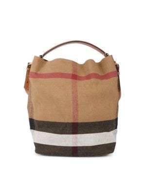 Burberry Ashby Nova Check Shoulder Bag on SALE 